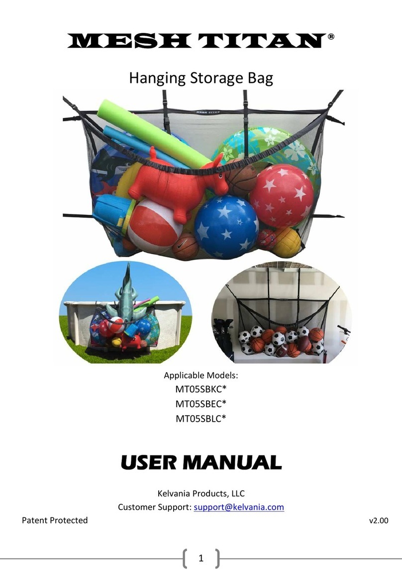 Kelvania MESH TITAN MT05SBKC user manual