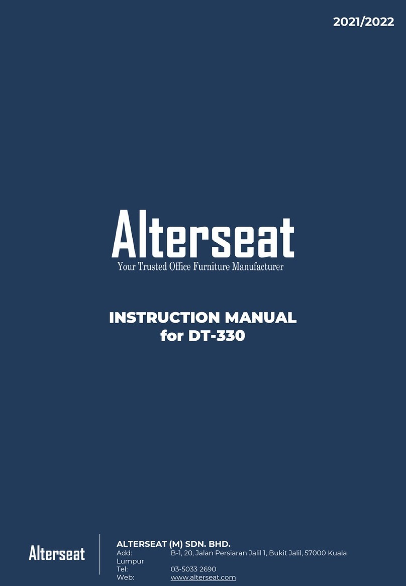 Alterseat DT-330 instruction manual Alterseat DT-330 instruction manual