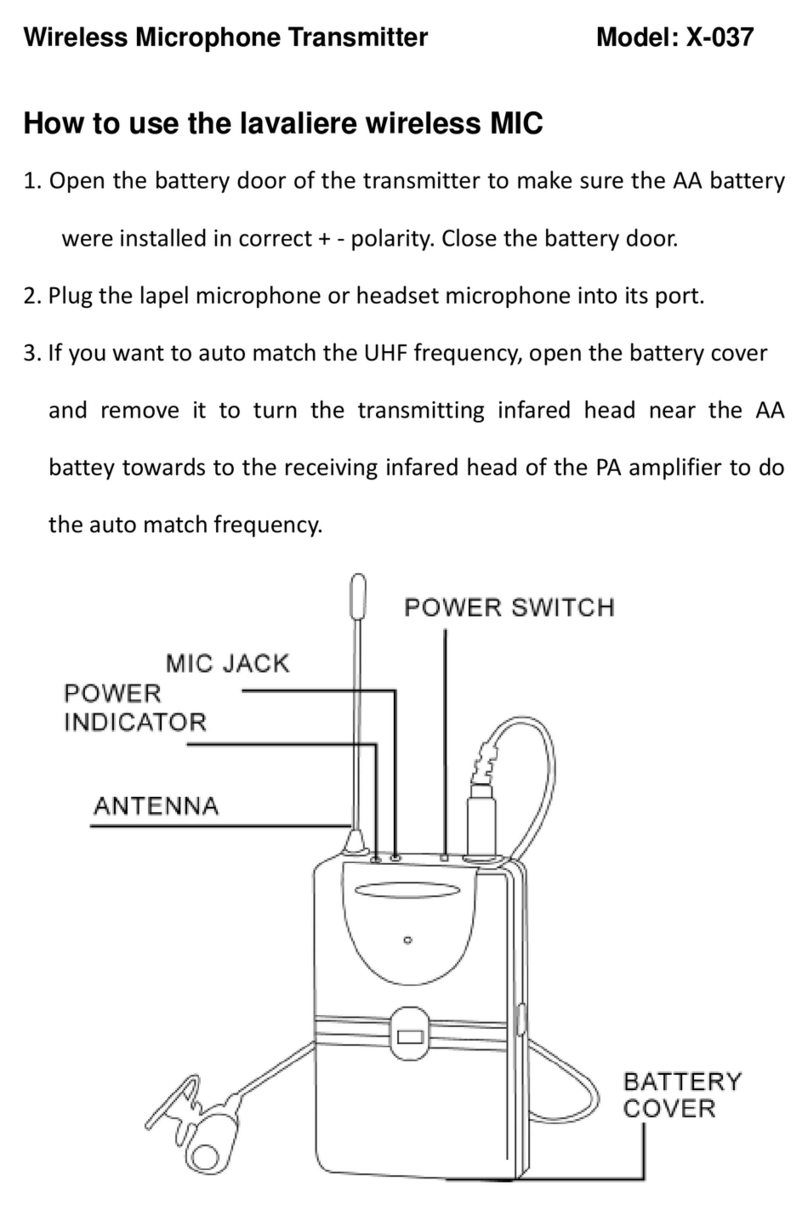 Betterway Electronic X-037 User manual
