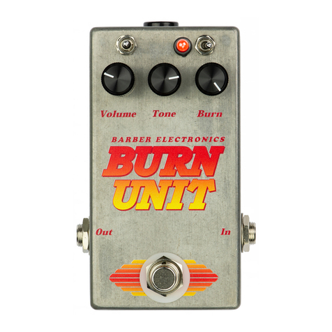 Barber Burn Unit quick start guide