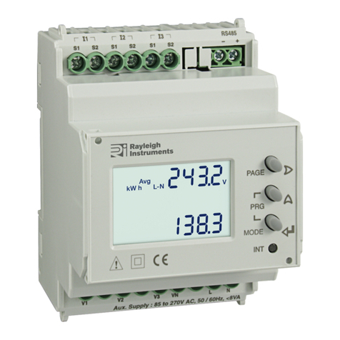 Rayleigh Instruments RI-D384-C operating instructions