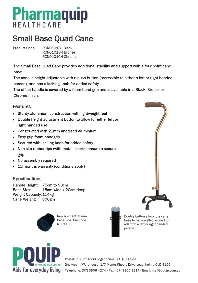 Pharmaquip Healthcare RCN0101BL quick start guide