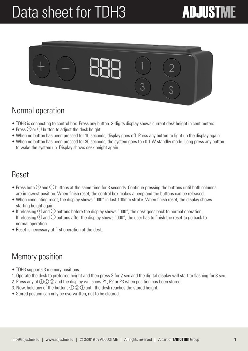 ADJUSTME TDH3 datasheet