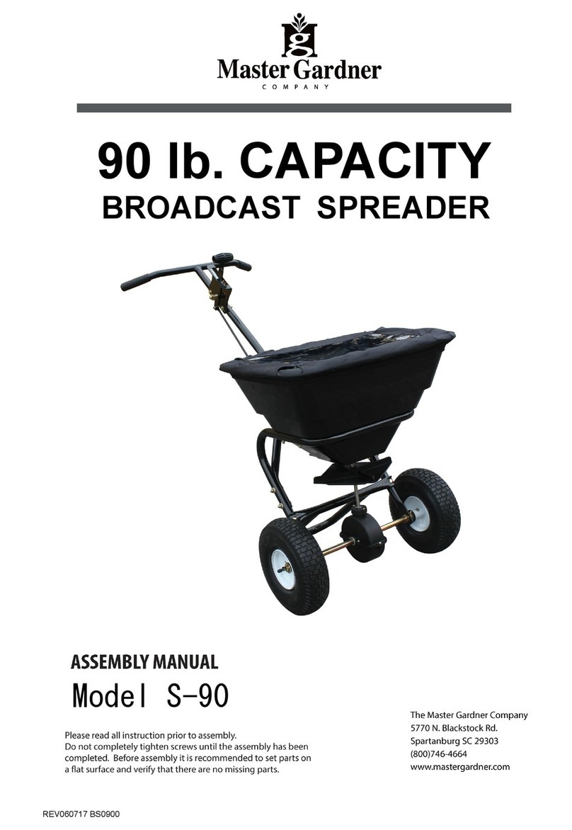 Master Gardner S-90 Assembly manual