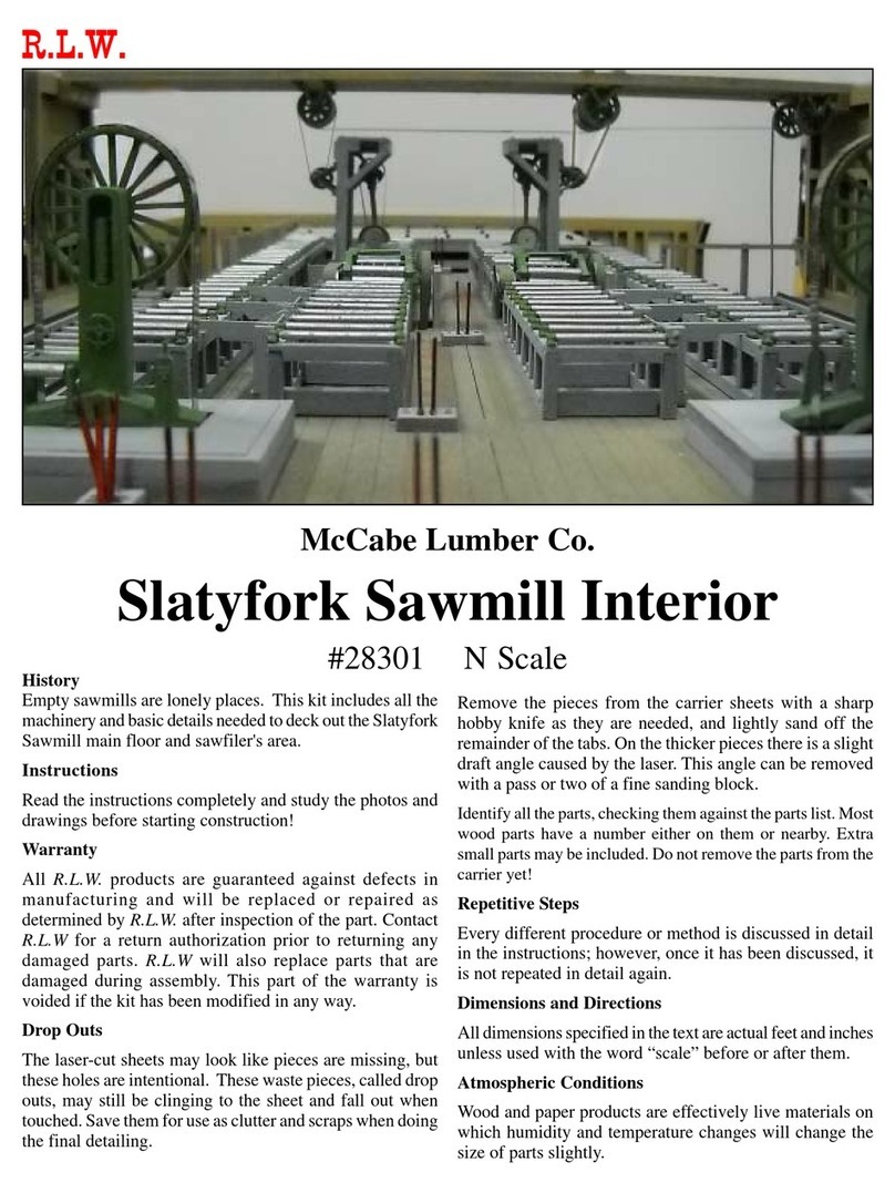 R.L.W. McCabe Lumber Co. Slatyfork Sawmill Interior manual