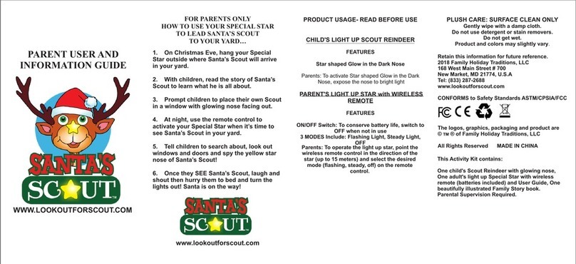 Santa's Scout Activity Kit Parent User and Information Guide Santa's Scout Activity Kit Parent User and Information Guide