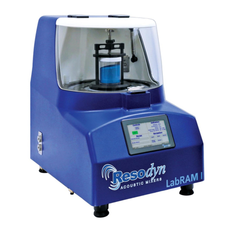 Resodyn LabRAM I Installation and user manual Resodyn LabRAM I Installation and user manual