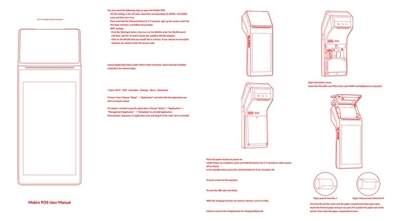 iMin Mobile POS user manual