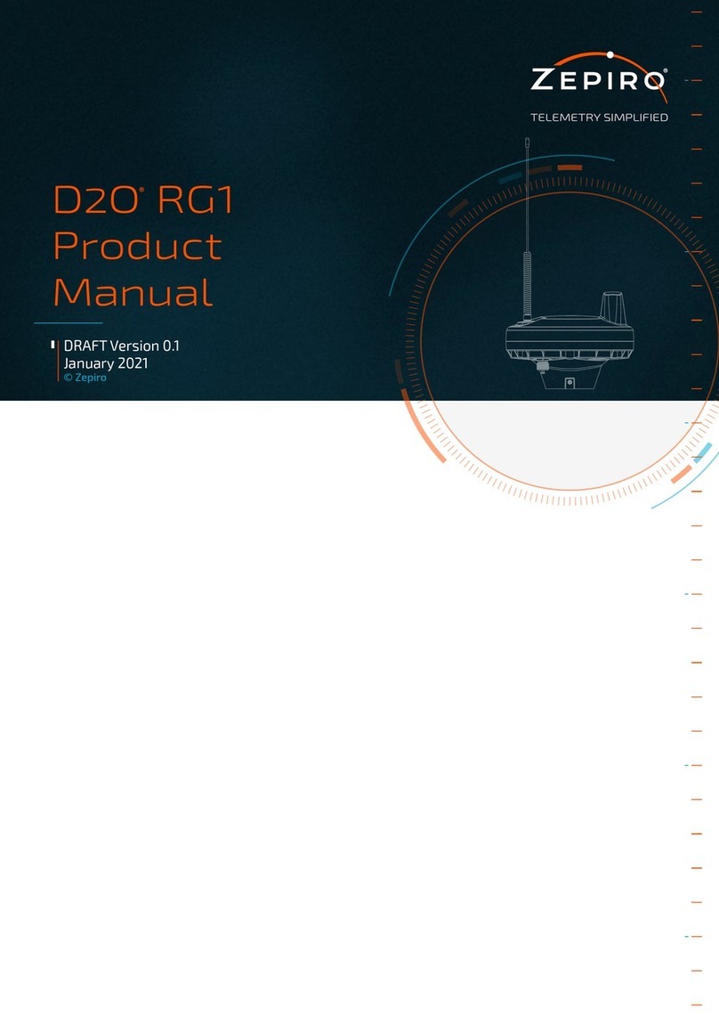 ZEPIRO D2O RG1 product manual