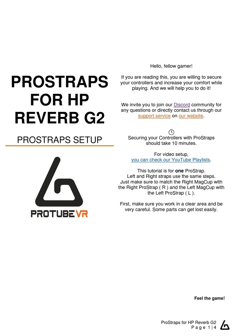 ProTubeVR PROSTRAPS Setup