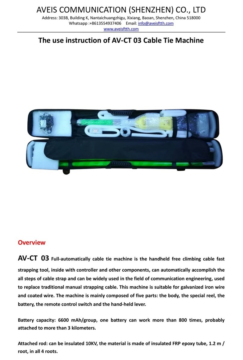 AVEIS COMMUNICATION AV-CT 03 instruction manual