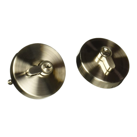 Lock LAL4701 Installation instructions and template Lock LAL4701 Installation instructions and template