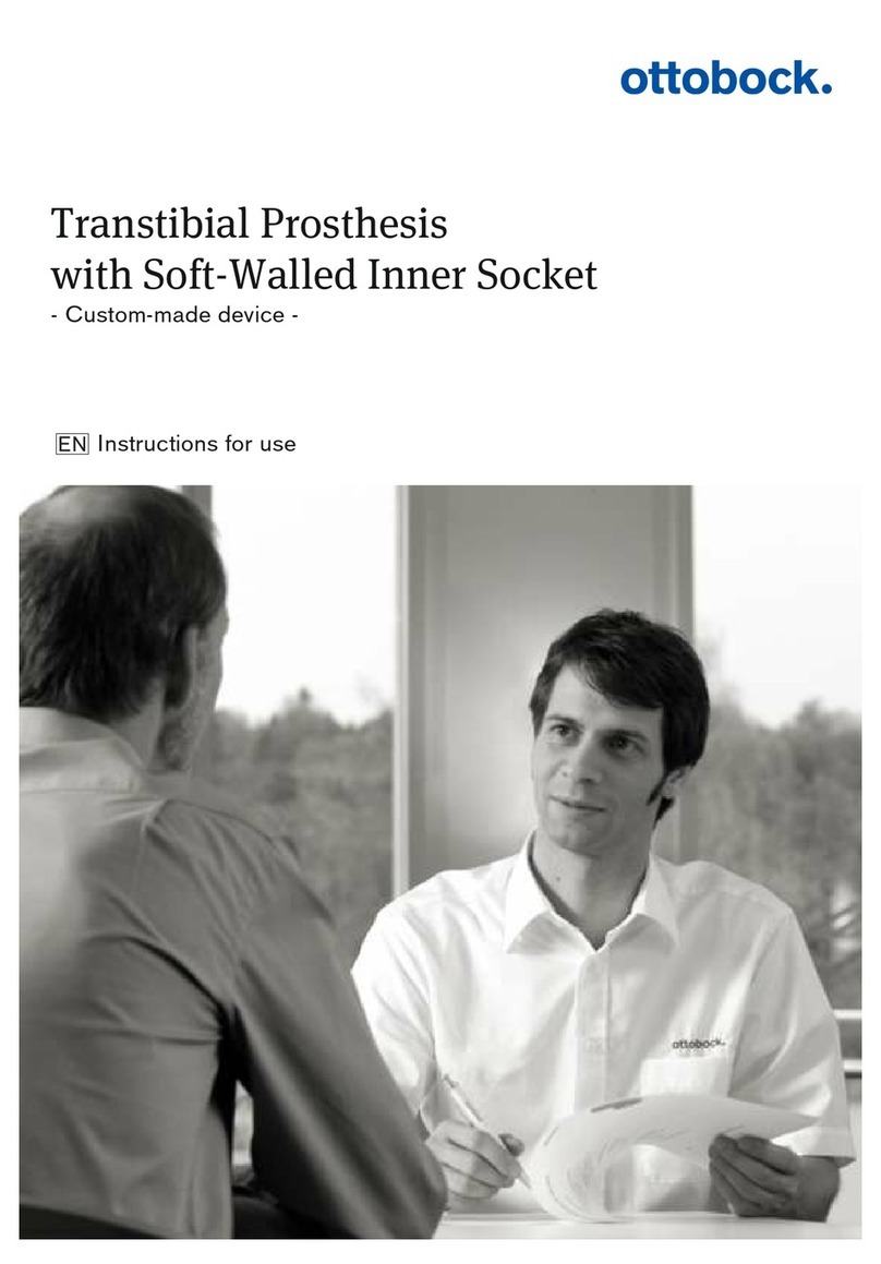 Otto Bock Transtibial Prosthesis with Soft-Walled Inner... User manual Otto Bock Transtibial Prosthesis with Soft-Walled Inner... User manual