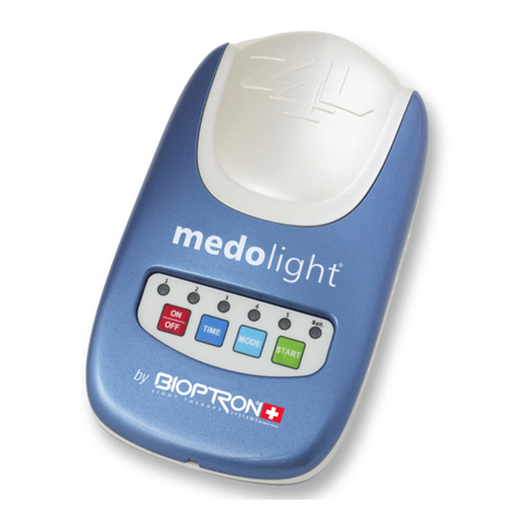 BIOPTRON medolight instruction manual