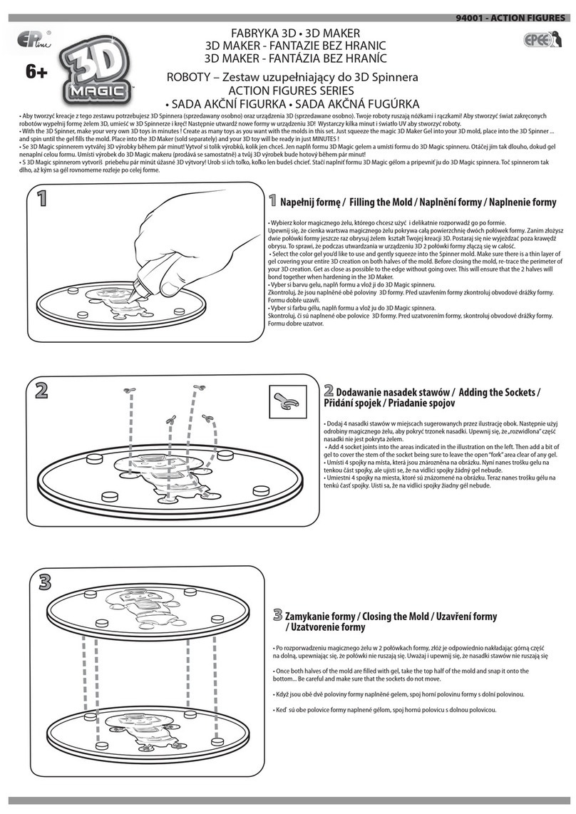 3D Magic ACTION FIGURES 94001 quick start guide 3D Magic ACTION FIGURES 94001 quick start guide