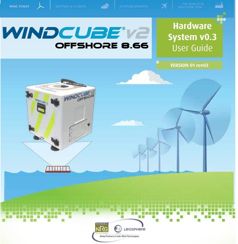 LEOSPHERE WINDCUBE v2 Offshore 8.66 user guide