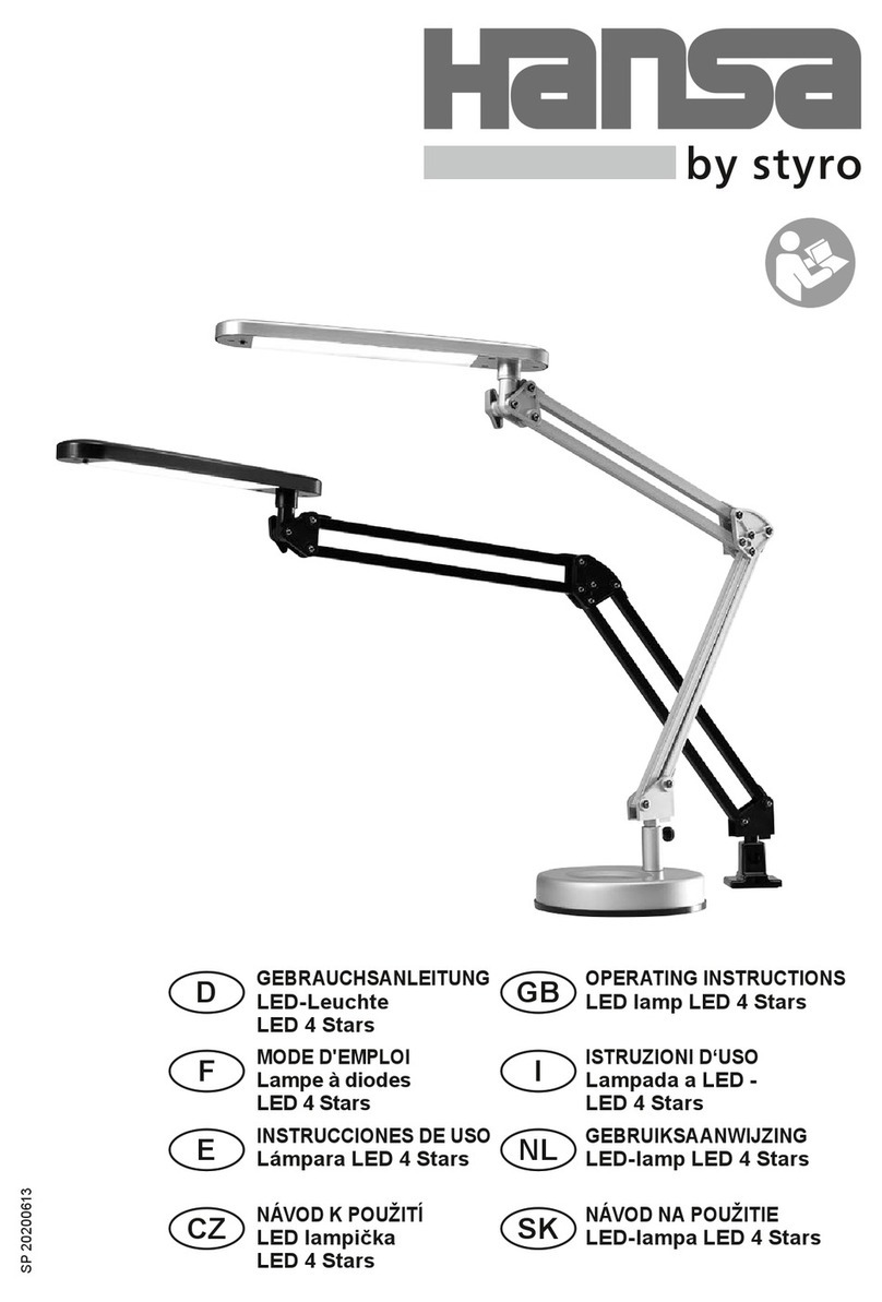 Styro Hansa LED 4 Stars operating instructions Styro Hansa LED 4 Stars operating instructions
