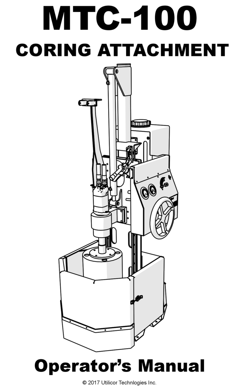 Utilicor MTC-100 Operator's manual