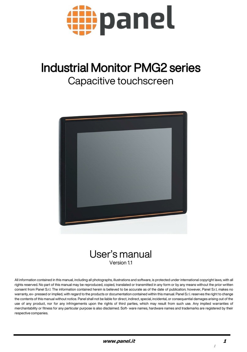 panel PMG2 Series User manual