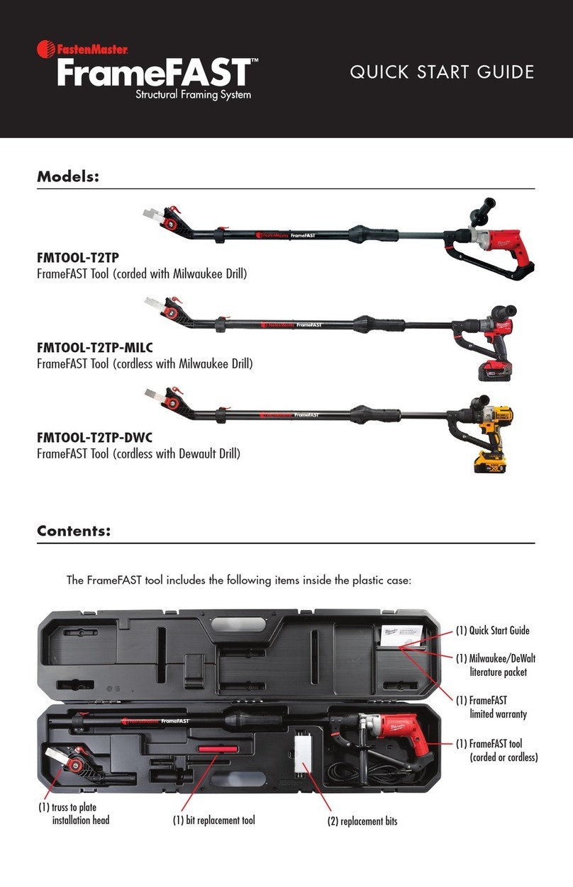 FastenMaster FrameFAST FMTOOL-T2TP quick start guide