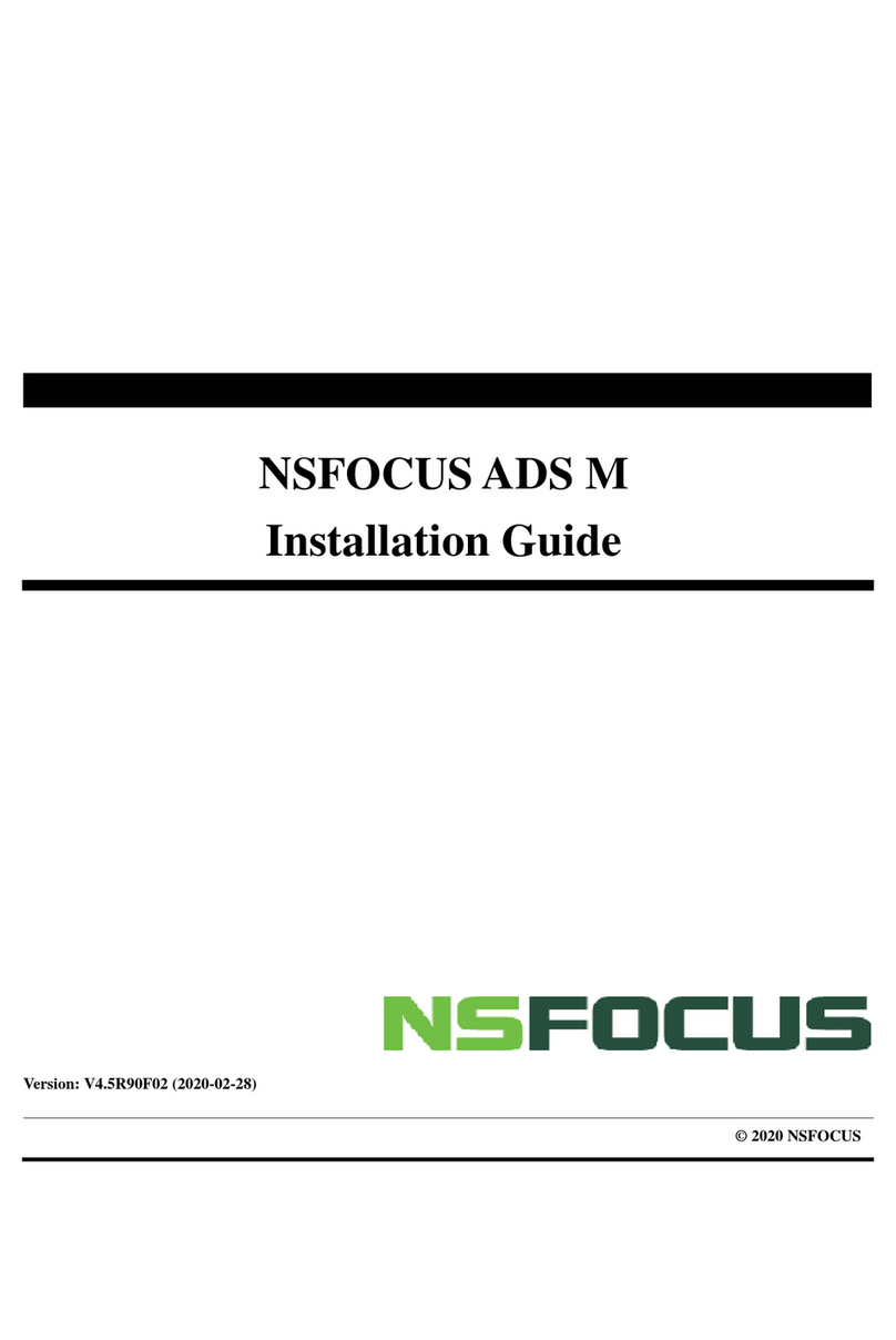 NSFOCUS ADS M User manual