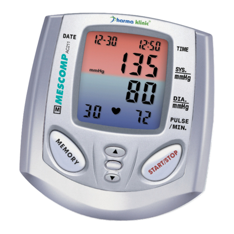 Mescomp Technologies Pharma klinic AC 211 User manual