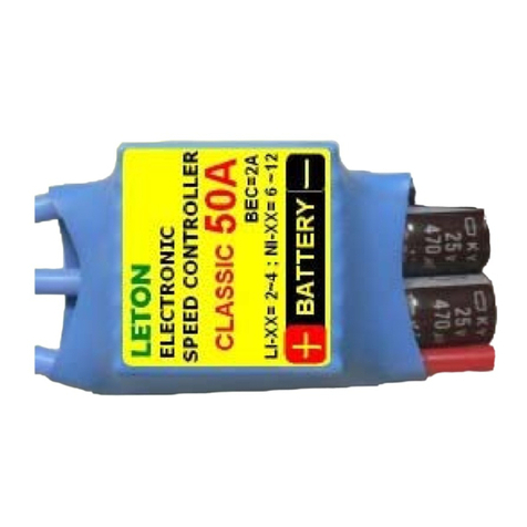 LETON ESC Classic 50A quick start guide
