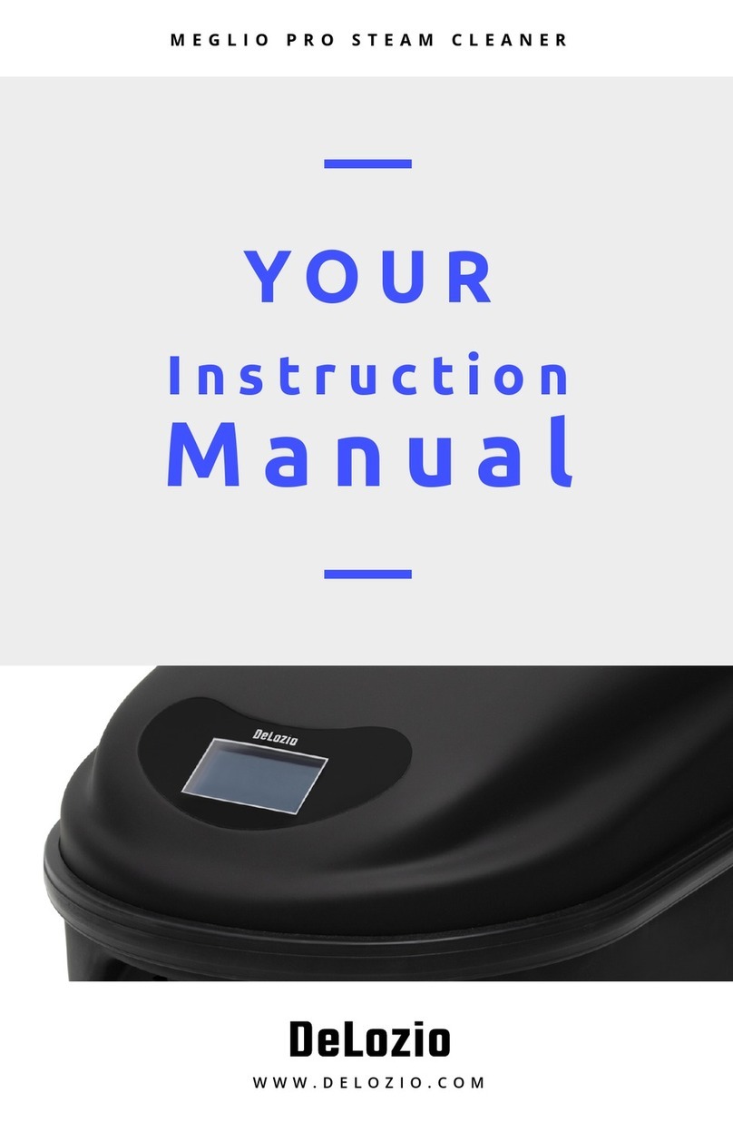 DeLozio Meglio Pro instruction manual