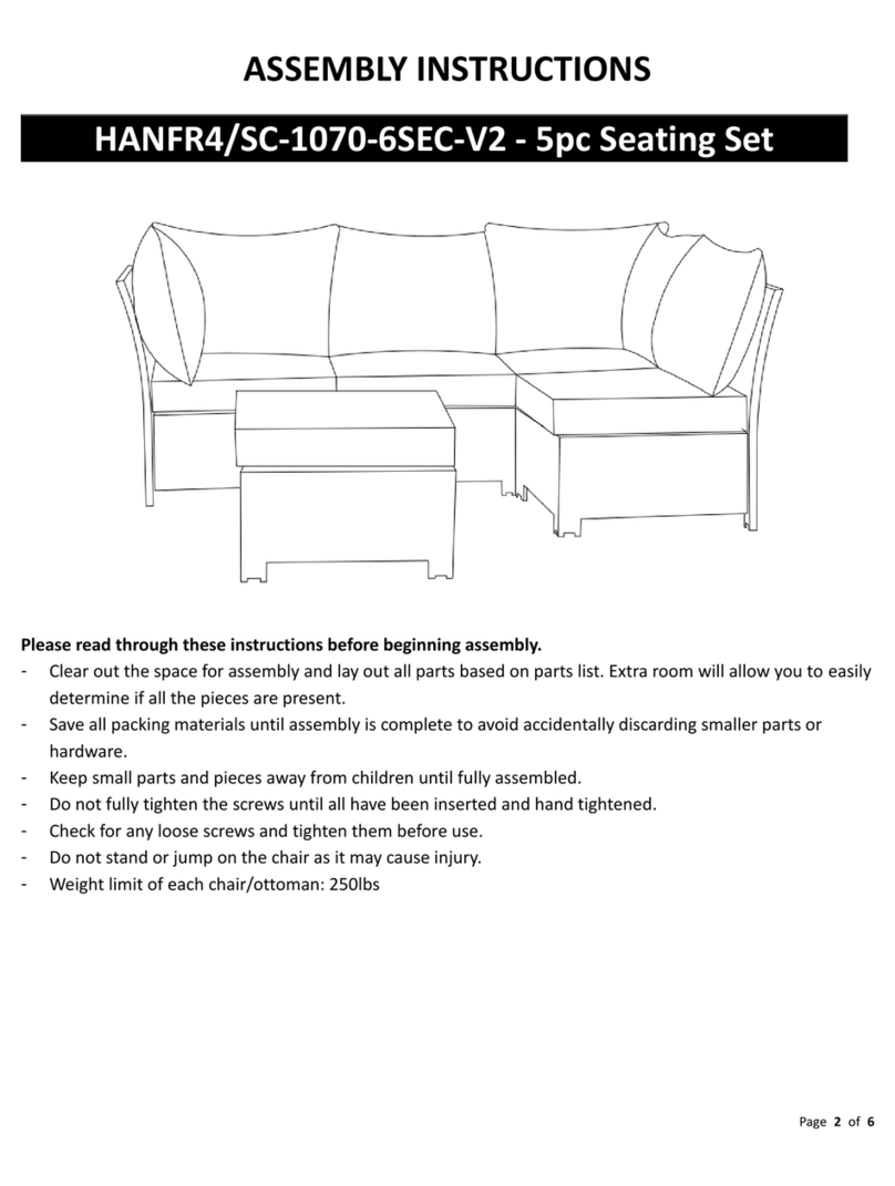 Hanover HANFR4/SC-1070-6SEC-V2 Assembly instructions Hanover HANFR4/SC-1070-6SEC-V2 Assembly instructions