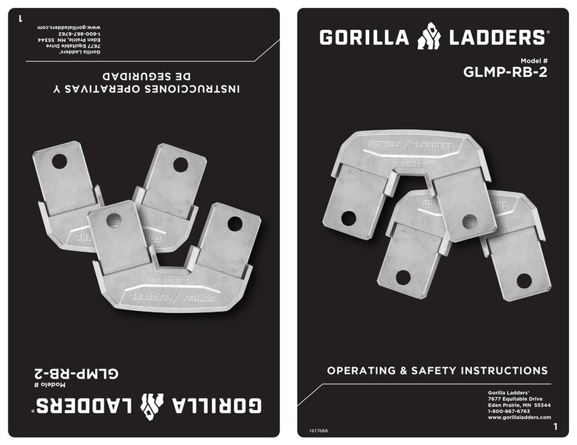 GORILLA LADDERS GLMP-RB-2 Assembly instructions