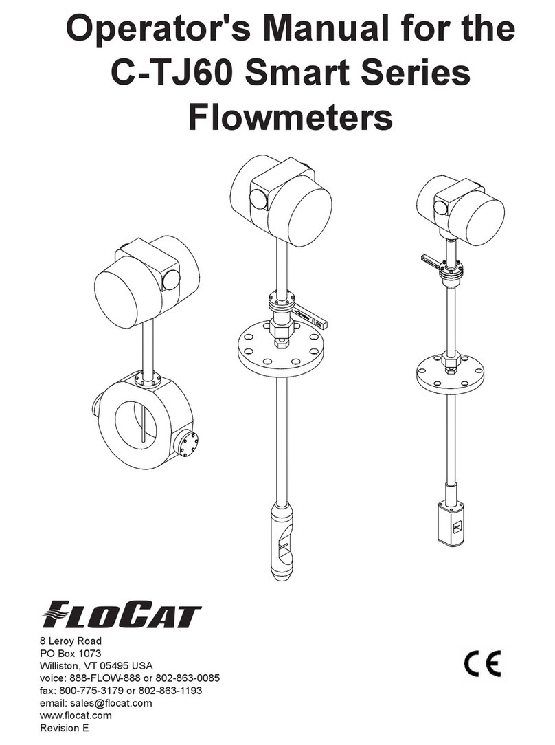 FloCat C-TJ60 Smart Series Operator's manual