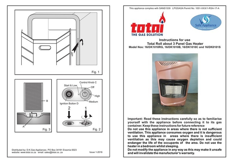 Totai 16/DK1010RG Instructions for use