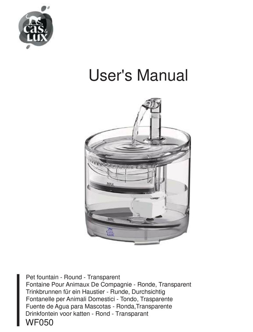 cas & lux WF050 user manual cas & lux WF050 user manual