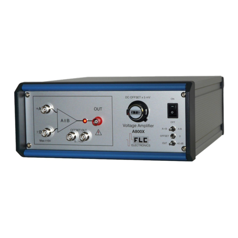 FLC ELECTRONICS A800X manual