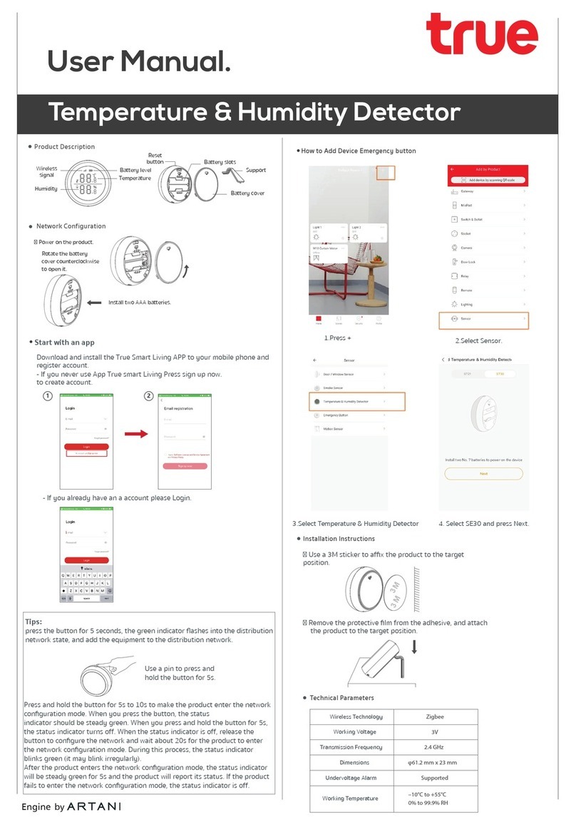 ARTANI True user manual