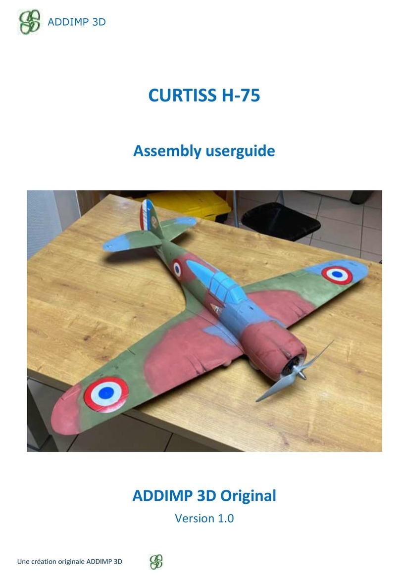 ADDIMP 3D CURTISS H-75 User manual