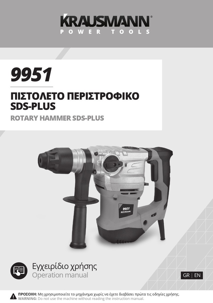 KRAUSMANN SDS-PLUS Operation manual
