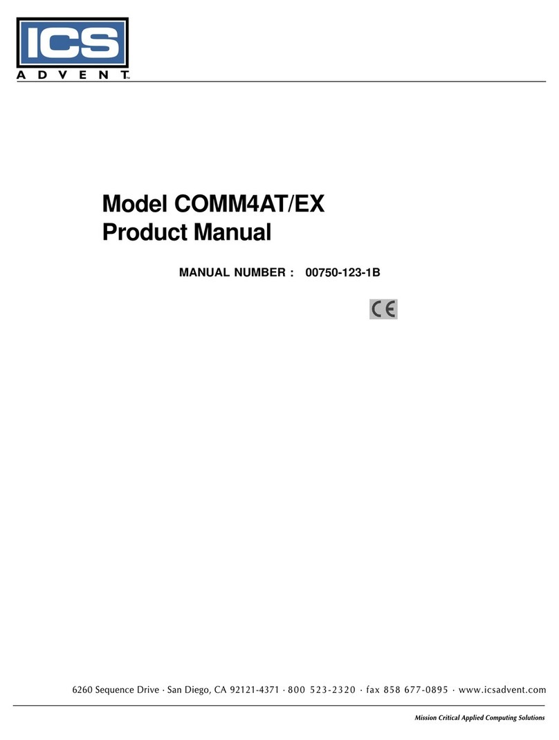 ICS Advent COMM4AT/EX product manual