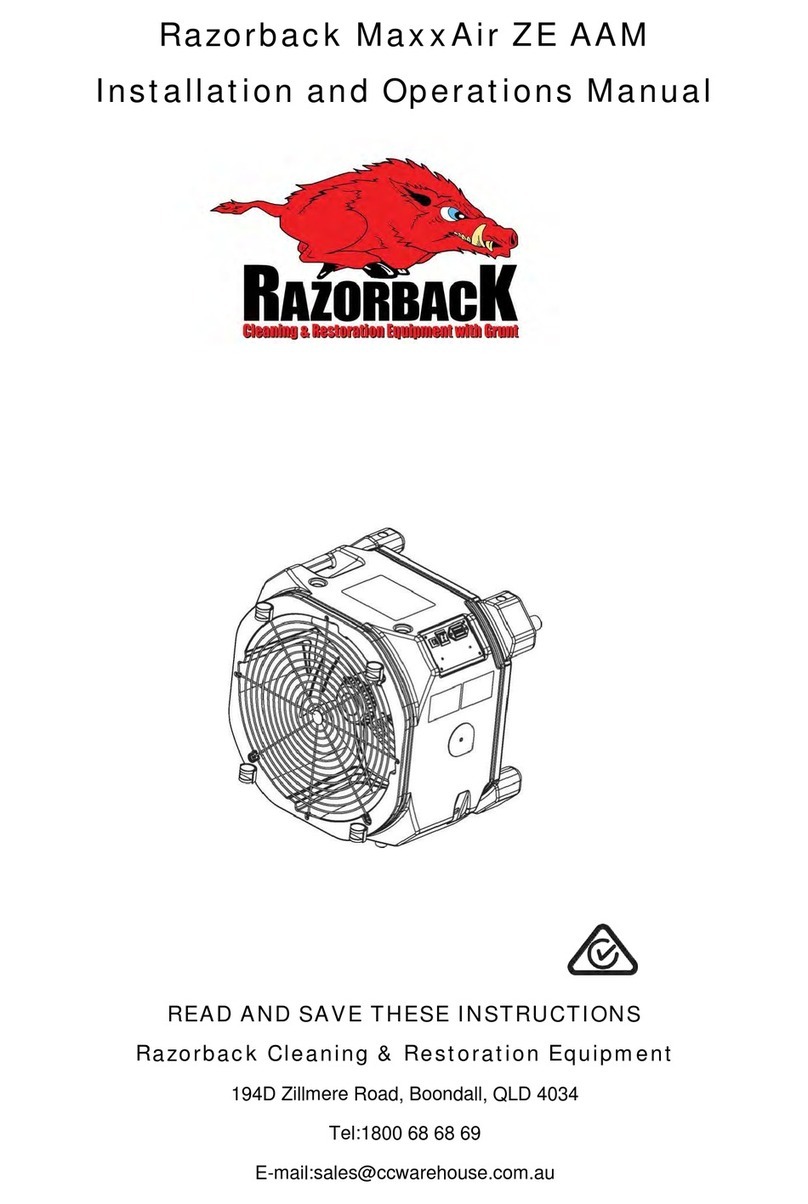 Razorback MaxxAir ZE AAM User manual