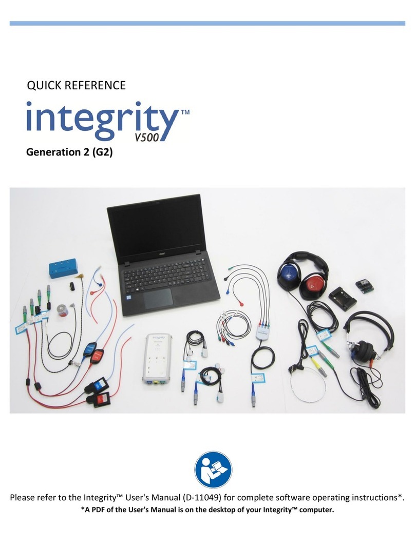 Vivosonic Integrity V500 quick reference