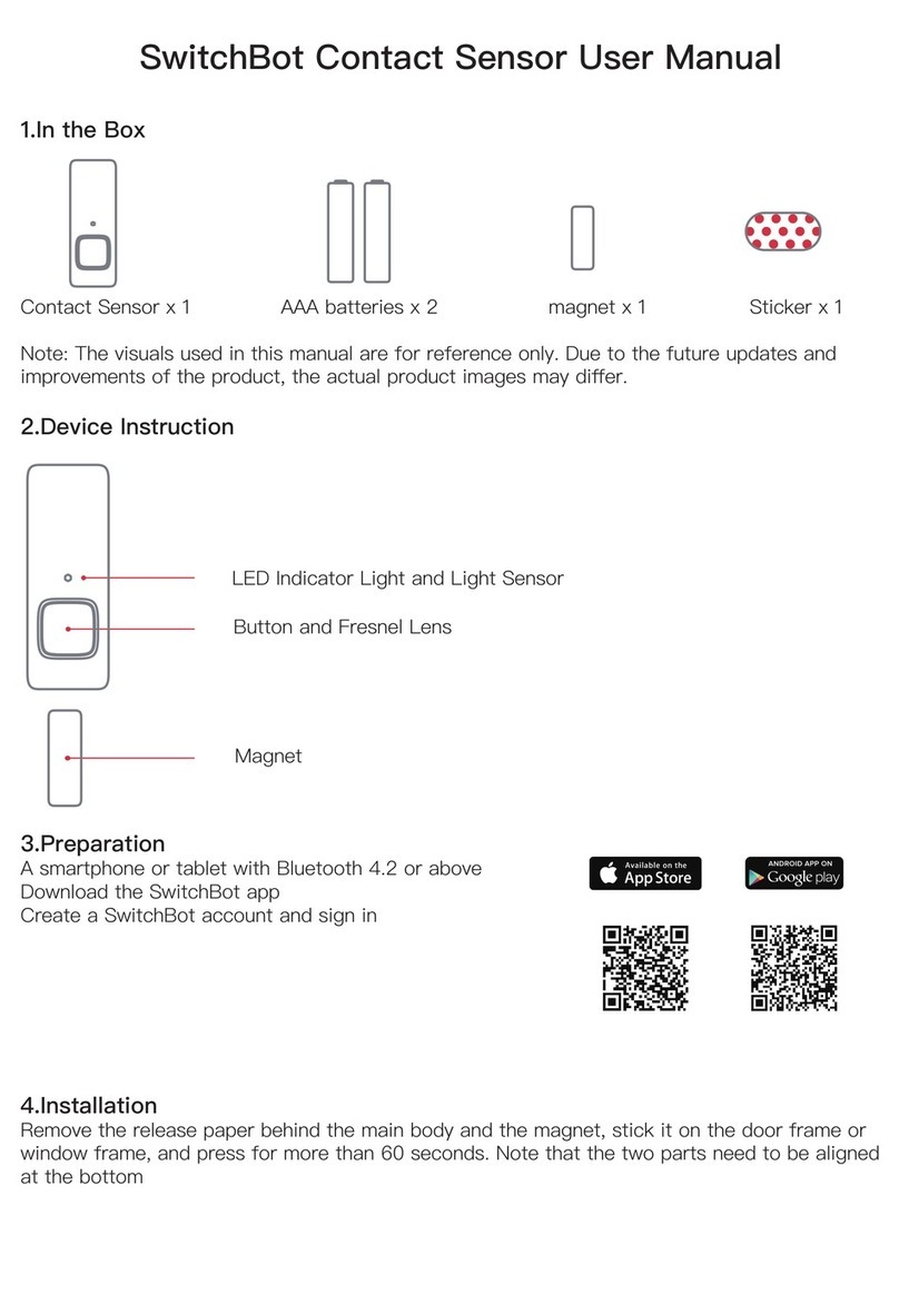SwitchBot Contact Sensor user manual