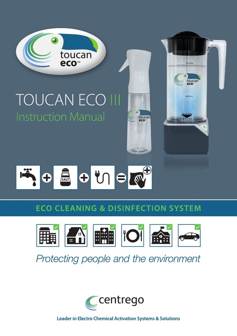 CENTREGO TOUCAN ECO III instruction manual