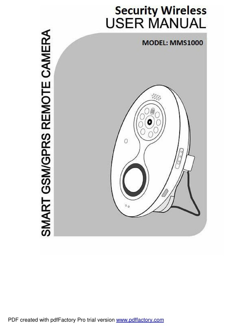 Security Wireless MMS1000 User manual