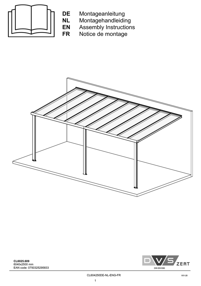 DVS ZERT Compact Line CL6025.609 Assembly instructions