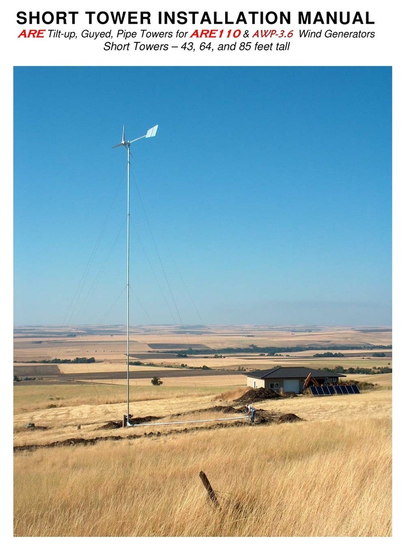 ARE Short Towers installation manual