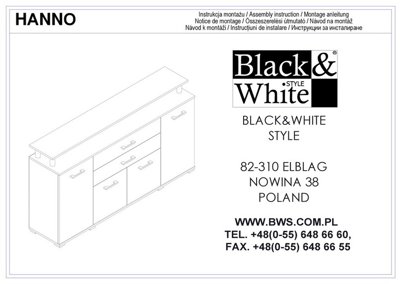 Black & White Style HANNO Assembly instruction