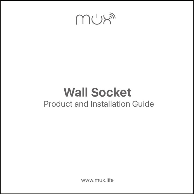MUX Wall Socket installation guide