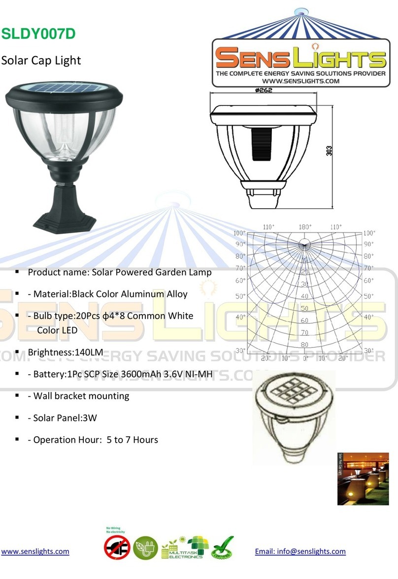 SensLights SLDY007D user manual