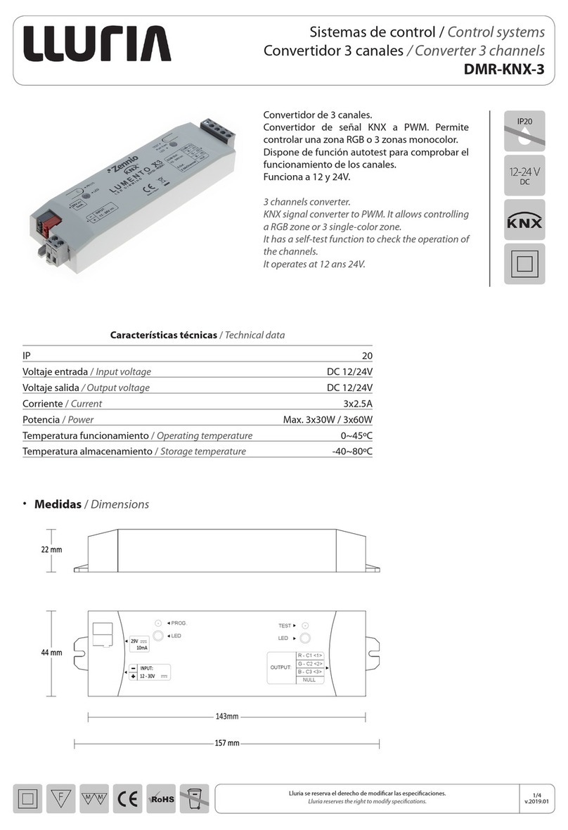 LLURIA DMR-KNX-3 quick start guide