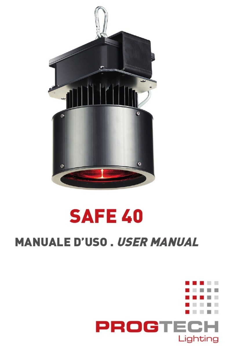 PROGTECH Lighting SAFE 40 User manual